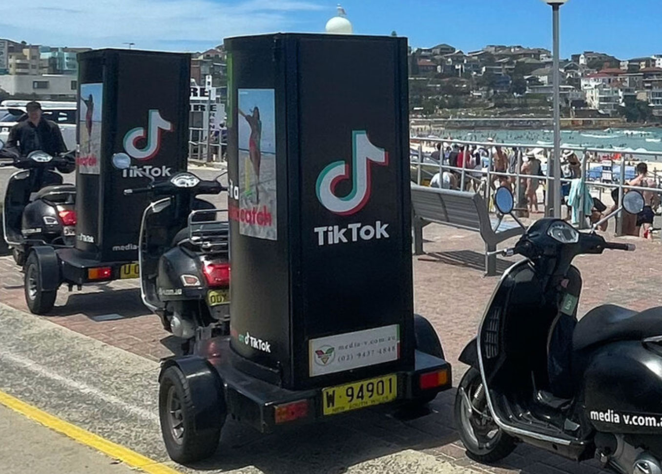 Bike billboard Advertising